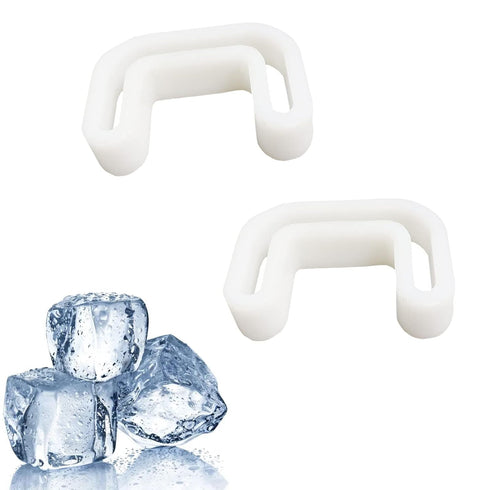 PIAOLGYI 2 Pcs Ice Scoop Holder for Frigidaire Countertop Ice Maker, White (Ice Scoop NOT Included)