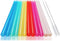 12 Pcs Eco Friendly Silicone Straws with 2 Cleaning Brushes, Reusable Drinking Straws for 20oz Tumblers