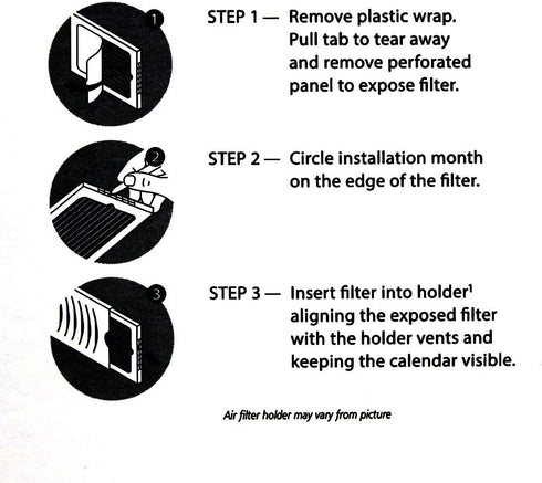 Carbon Activated Refrigerator Air Filter Replacement - Compatible with Frigidaire PAULTRA, SCPUREAIR2PK, 1 PACK