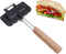 Double Sided Sandwich Panini Maker Pan, Ridge Monkey Cooking Pans for Baking and Crimp Sealing