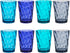US Acrylic Optix 14oz Reusable Drinking Glasses (Set of 8) in Coastal Colors | BPA-Free Tumblers, Made in USA |