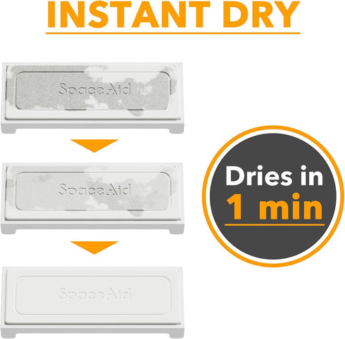 Countertop Counter SpaceAid DryingNeat Sink Organizer, Instant Dry Sink Caddy Organizers, Kitchen Sponge Soap Holder
