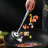 FJNATINH 17 inches Soup Ladle, 304 Stainless Steel Cooking Spoon for Kitchen with Wooden Handle