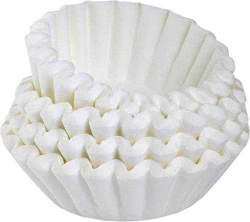 Tupkee Coffee Filters 4-6 Cups, 200 Count Junior Basket Style, Chlorine Free Paper Coffee Filter, Made in USA