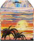 Palm Tree Sunset Dust Cover for Meat Slicer,Deli Slicer,Food Slicer,Waterproof Foldable Cover Kitchen Small Appliances Dust Cover with Handle by Horeset