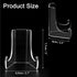 Hipiwe 6 Packs Acrylic Plate Stand, Clear Display Easel for Plate, Table Card Holder for Wedding, Home Decoration