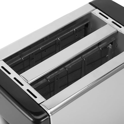 Breakfast Machine Bread Toaster, 2 Slice Slim Body Design, EU Plug 220-240V for Home and Office Kitchen Supplies
