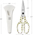 Linoroso Kitchen Scissors - Heavy Duty Kitchen Shears with Magnetic Holder, Japanese Steel 4034