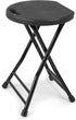 Folding Stool with Handle, 600lbs Capacity, Folding Chair, Indoor and Outdoor Foldable Stool for Adults, 13"×11.5"×18"