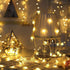 WFGGEH 10ft 20 Star String Lights, LED USB Powered Star Fairy String Lights Warm White for Birthday Party Wedding