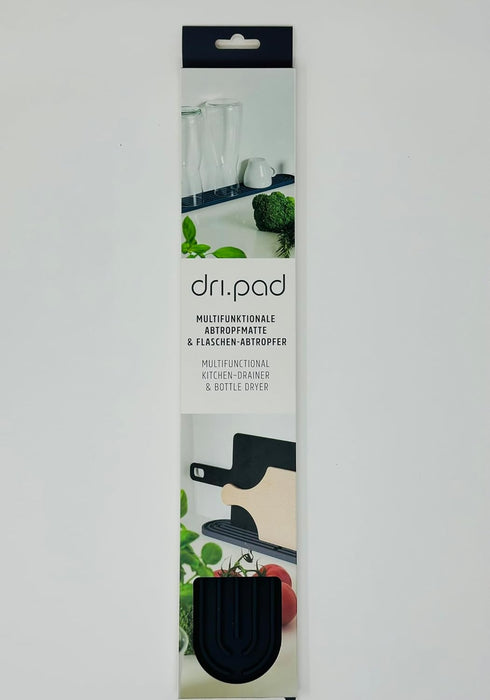 Sanni Shoo Dri.pad Space Saving Silicone Dish Drying Mat, Bar Mat | Dishwasher Safe | Kitchen Drying Rack for Bottles &