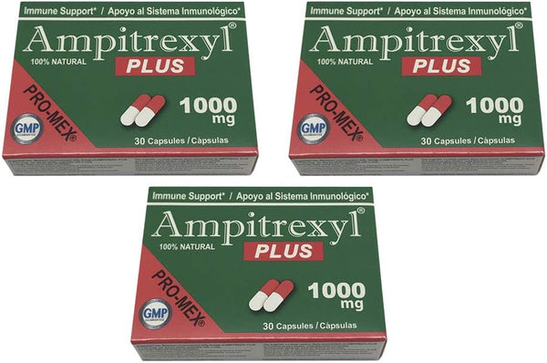 ProMex Ampitrexyl Plus. All-Natural Herb Based Immune Support and Dietary Supplement. Boosts Immune