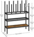 Closet, 4 14 SS29BR YATINEY Shoe and Boot Rack Organizer, Tall Boots Rack for Cowboy Shoes Storage, Tier Shoe Racks