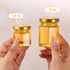48 Pack 3 oz SZUAH Mini Honey Jars with Dipper, Glass Hexagon Honey Jar for Wedding Favors, Empty Glass Jars for Party