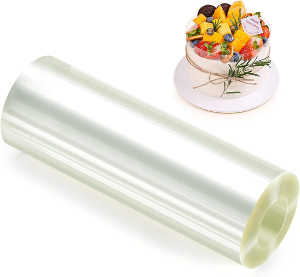 Cake Collar 6 x 600inch Acetate Sheets for Baking, Transparent Roll for Mousse Cake Decorating