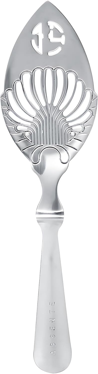 Acouto Absinthe Spoon, 304 Stainless Steel Wormwood Cocktail Glass Cup Drinking Filter, Vintage Absinthe Spoon