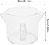 Espresso Measuring Glass, 100ml Double-Mouthed Cup with Handle, Barista Shot Glass Measuring Pitcher
