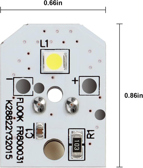 WR55X11132 LED Lamp Replacement for GE Refrigerator - Fits WR55X25754 WR55X30602
