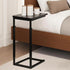 Premium Adjustable C Shaped End Table, Mini Side Tables for Couch and Sofa, Small Coffee Table with Metal Frame