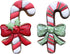 LILIAO Christmas Candy Cane with Bow/Ribbon Cookie Cutter, 2.8 x 4.3 inches, Stainless Steel