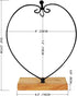 Archi Heart-Shaped Iron Pothook Stand for Terrariums and Pictures