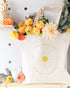 The Cotton & Canvas Co. Live Life in Warm Yellows Summer Beach Bag, Reusable Shoulder Tote and Handbag