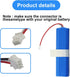 MULS 5600mAh Vacuum Battery for HONITURE Q6 Robot Vacuum Cleaner Accessories, 14.4V Spare Parts