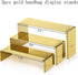 Set 3, Countertop Bag Display Stand Gold Purse Display ,Stainless Steel Heavy Duty Handbag Display Stand Shoe Rack