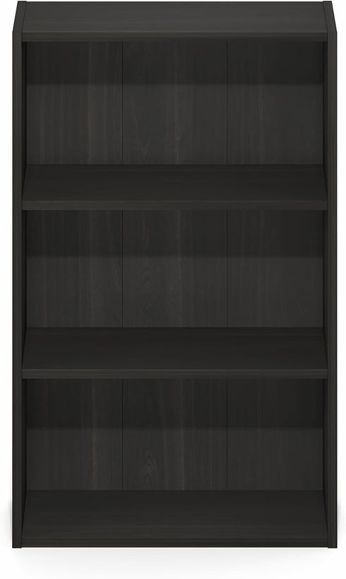 3-Tier 7 17 26, Furinno Basic Book Shelf, Bookshelf, Cube Storage Organizer Bookcase with Open Shelf, x x for Living