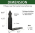 3.5" Mirror(Height:1.2") Black Metal Corner Protectors for Wood Frame Spanish Style Decorative Corner Bracket Metal
