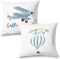 Hot Air Balloon Airplane Nursery Decor, Hello World Adventure Awaits Airplane Hot