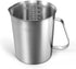 Measuring Cup, Upgraded Stainless Steel, 32 Ounces, 3 Measurement Scales with Handle