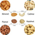 Meiwlong 100g Artificial Lifelike Nuts Decoration Fake Hazelnuts Peanuts Cashews Almonds Crafting DIY Home Kitchen