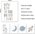 foedor Set 4, 8x10 Boho Neutral Wall Art Prints of Boho Nursery Decor Girl Boy, Love You to the Moon and Back Wall