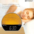 CKSS7071 Smartset 1.2" 6 8-Color Dimmable Emerson Sunrise Alarm Clock Radio with LED Display, White Noise, Soothing