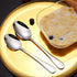 HANSGO Teaspoons Stainless Steel, 6 Piece Dinner Spoons Set, 6.7 inches for Home Kitchen or Restaurant