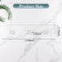 2 Pack EAGMAK Transparent Shower Caddy Adhesive for Replacement, No Drilling , Soap Holder, Bathroom Storage Shelves