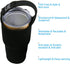 2 Pack Tumbler Carrier Holder Pouch for 30oz Stainless Steel Travel Mug, DanziX Neoprene Sleeve with Handle