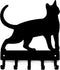 Cat #17 Key Rack, Small 6 inch Wide, Wall Mounted Holder for Home and Office