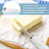 Set 2, Set Butter Spreader Knives of Stainless Steel Butter Knife with Porcelain Handles, Blunt Edge Cheese Spreader
