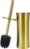 Stainless Steel Toilet Brush and Holder, Golden Toilet Cleaner Brush, Toilet Bowl