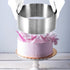CALIFORNIA CADE ELECTRONIC Cake Ring | 8 Inch Stainless Steel Cake Rings for Baking