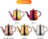 Buyer Star 17 Oz Stainless Steel Tea Pot with Removable Infuser, Pour Over Coffee Kettle for Home, Bar, Restaurant