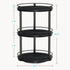 3 Countertop, Countertop 10.2" 10.2" 18.5", Snughome Lazy Susan Organizer, Tier Rotating Spice Rack for Turntable Lazy