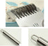 UpTuoLi Pasta Noodle Cutter, Stainless Steel Manual Noodle Lattice Roller Dough Cutter Pasta Spaghetti Maker Garlic