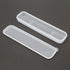 OriGlam Portable Flatware Box, Simple Travel Tableware Storage Case for Cutlery Kit (White)