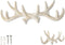 Comfify Vintage Cast Iron Deer Antlers Wall Mounted Hooks | Antique White Metal Clothes Hanger Rack