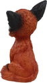 Mulandd YTC Brown and Black Smiling Fox TeeHee Themed Decorative Figurine Statue