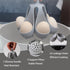 Dacthuw 6 Silicone Egg Boiler Rack for Hard Soft Boiled Eggs, Food Grade Silicone Egg Boiler Cooker with Holders