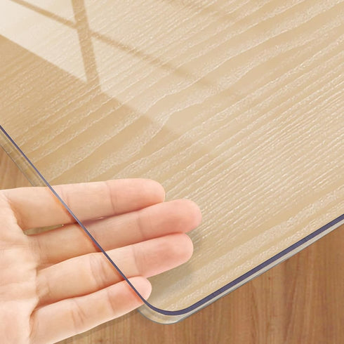 Generic Kasepie 20 X 36 Inch Clear Table Cover Protector,1.5mm Thick Plastic Table